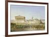 Die Akropolis Von Athen Zur Zeit des Perikles 444 V.Chr, 1851-Ludwig Lange-Framed Premium Giclee Print