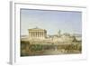 Die Akropolis Von Athen Zur Zeit des Perikles 444 V.Chr, 1851-Ludwig Lange-Framed Giclee Print