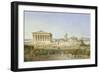 Die Akropolis Von Athen Zur Zeit des Perikles 444 V.Chr, 1851-Ludwig Lange-Framed Giclee Print