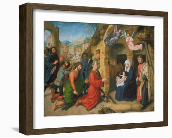 Die Anbetung Der Koenige-Gerard David-Framed Giclee Print