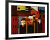 Die Arbeitsmaenner - The Workmen. Oil on canvas.-Franz Wilhelm Seiwert-Framed Giclee Print