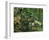 Die Bruecke in Maincy. Gegen 1879-Paul Cézanne-Framed Giclee Print