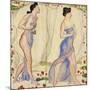 Die Cempfindung I: Study-Ferdinand Hodler-Mounted Giclee Print