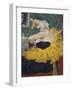 Die Clownesse Cha-U-Kao, 1895-Henri de Toulouse-Lautrec-Framed Giclee Print