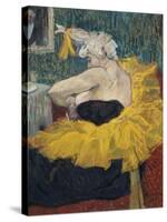 Die Clownesse Cha-U-Kao, 1895-Henri de Toulouse-Lautrec-Stretched Canvas