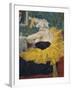 Die Clownesse Cha-U-Kao, 1895-Henri de Toulouse-Lautrec-Framed Giclee Print