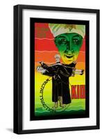 Die Dame in Der Luft: Weltattraction Kio-null-Framed Art Print