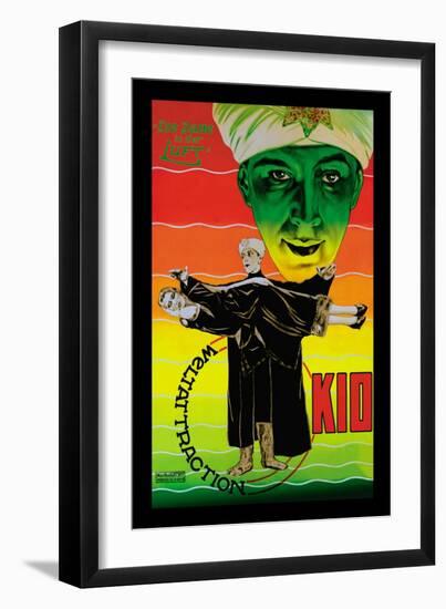 Die Dame in Der Luft: Weltattraction Kio-null-Framed Art Print