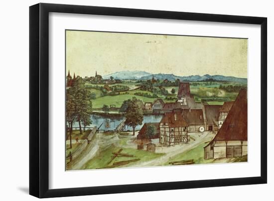 Die Drahtziehmuehle, 1494-Albrecht Dürer-Framed Giclee Print