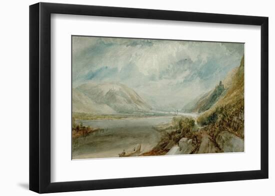 Die Einmuendung der Lahn, 1817-J M W Turner-Framed Giclee Print