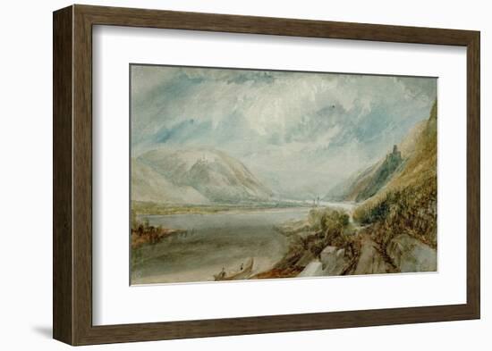 Die Einmuendung der Lahn, 1817-J M W Turner-Framed Giclee Print