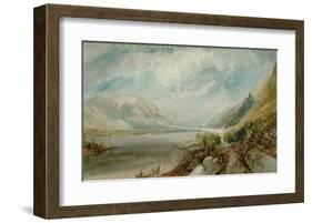 Die Einmuendung der Lahn, 1817-J M W Turner-Framed Giclee Print