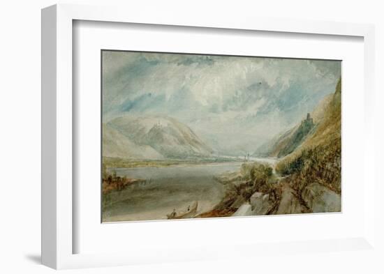 Die Einmuendung der Lahn, 1817-J M W Turner-Framed Giclee Print