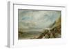 Die Einmuendung der Lahn, 1817-J M W Turner-Framed Giclee Print