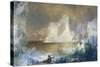 Die Eisberge. 1861-Frederic Edwin Church-Stretched Canvas