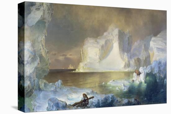 Die Eisberge. 1861-Frederic Edwin Church-Stretched Canvas