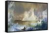 Die Eisberge. 1861-Frederic Edwin Church-Framed Stretched Canvas