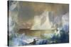 Die Eisberge. 1861-Frederic Edwin Church-Stretched Canvas
