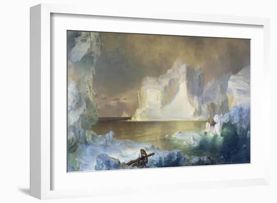 Die Eisberge. 1861-Frederic Edwin Church-Framed Giclee Print