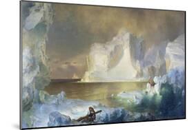 Die Eisberge. 1861-Frederic Edwin Church-Mounted Giclee Print