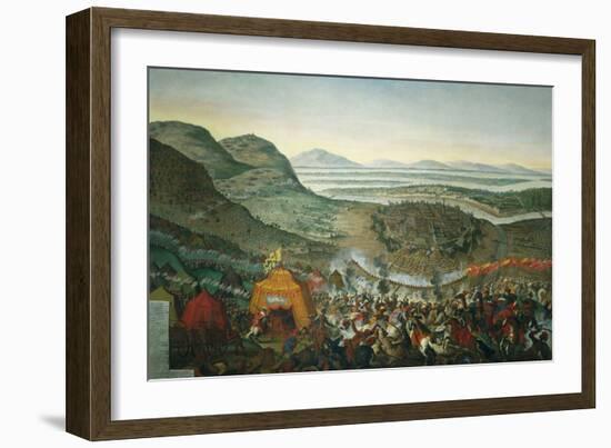 Die Entsatzschlacht. Einfall Der Tuerken in Wien, 1689-Frans Geffels-Framed Giclee Print