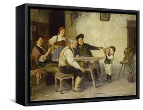 Die Erste Mass, 1894-Hugo Oehmichen-Framed Stretched Canvas