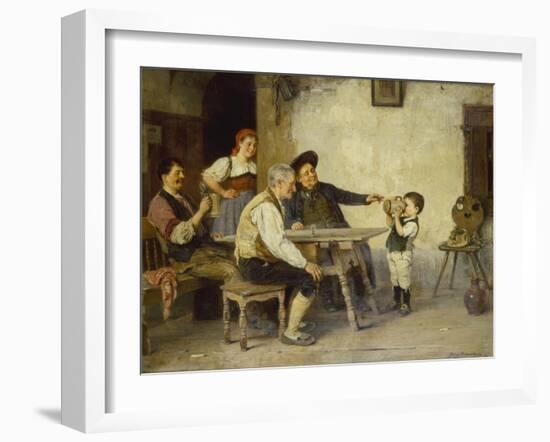 Die Erste Mass, 1894-Hugo Oehmichen-Framed Giclee Print