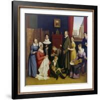 Die Familie Begas-Karl Joseph Begas-Framed Giclee Print