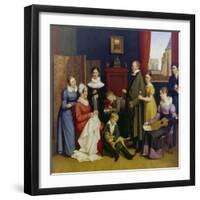 Die Familie Begas-Karl Joseph Begas-Framed Giclee Print