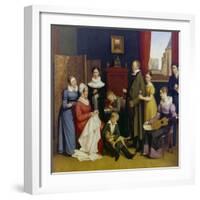 Die Familie Begas-Karl Joseph Begas-Framed Giclee Print