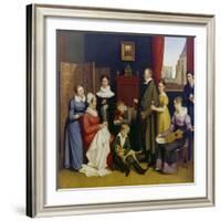 Die Familie Begas-Karl Joseph Begas-Framed Giclee Print