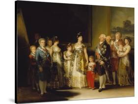 Die Familie Karls Iv. Von Spanien, 1800/1801-Francisco de Goya-Stretched Canvas