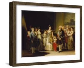 Die Familie Karls Iv. Von Spanien, 1800/1801-Francisco de Goya-Framed Giclee Print