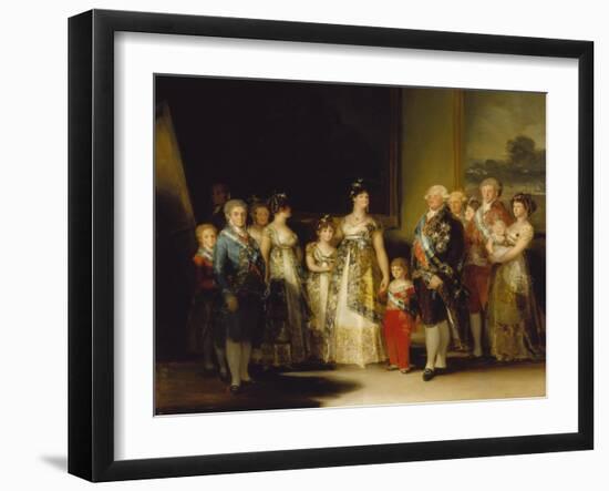 Die Familie Karls Iv. Von Spanien, 1800/1801-Francisco de Goya-Framed Giclee Print