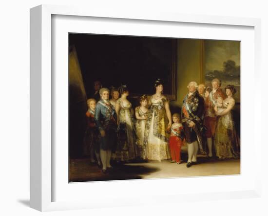 Die Familie Karls Iv. Von Spanien, 1800/1801-Francisco de Goya-Framed Giclee Print