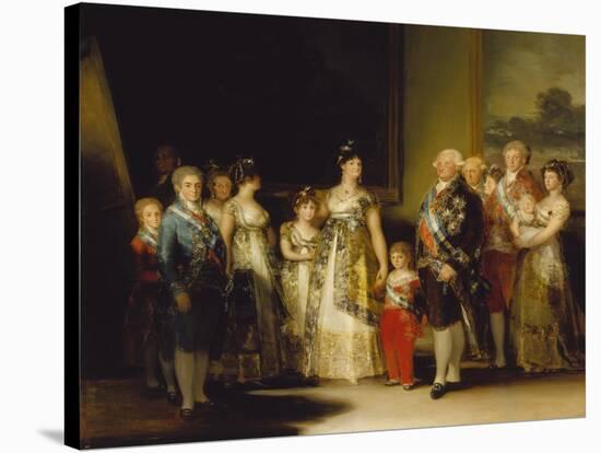Die Familie Karls Iv. Von Spanien, 1800/1801-Francisco de Goya-Stretched Canvas