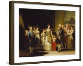 Die Familie Karls Iv. Von Spanien, 1800/1801-Francisco de Goya-Framed Giclee Print