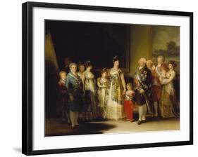 Die Familie Karls Iv. Von Spanien, 1800/1801-Francisco de Goya-Framed Giclee Print