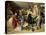 Die Fleißige Tischlerfamilie (The Diligent Carpenter Family)-Johann Baptist Reiter-Stretched Canvas