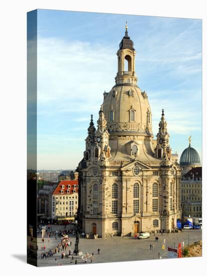 Die Frauenkirche in Dresden-Matthias Rietschel-Stretched Canvas