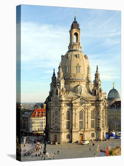 Die Frauenkirche in Dresden-Matthias Rietschel-Stretched Canvas