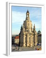 Die Frauenkirche in Dresden-Matthias Rietschel-Framed Premium Photographic Print