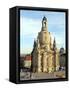 Die Frauenkirche in Dresden-Matthias Rietschel-Framed Stretched Canvas