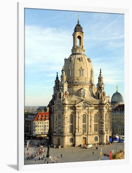 Die Frauenkirche in Dresden-Matthias Rietschel-Framed Photographic Print