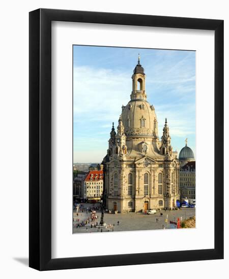 Die Frauenkirche in Dresden-Matthias Rietschel-Framed Photographic Print