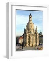 Die Frauenkirche in Dresden-Matthias Rietschel-Framed Photographic Print