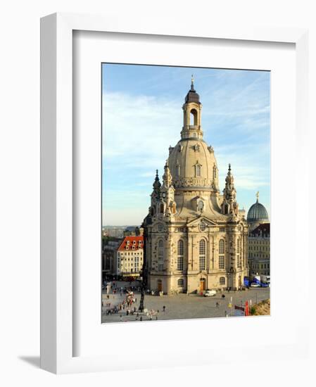 Die Frauenkirche in Dresden-Matthias Rietschel-Framed Photographic Print