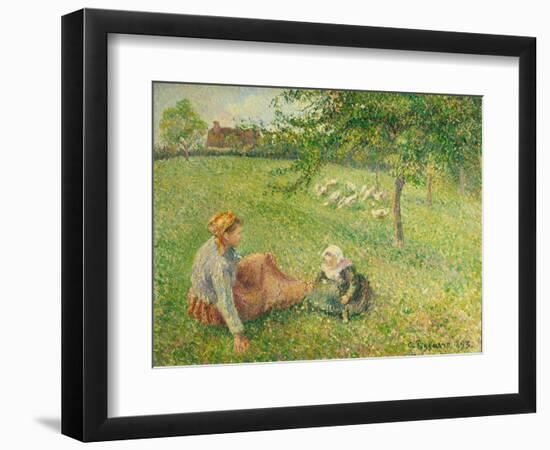 Die Gänsehirtin. 1893-Camille Pissarro-Framed Giclee Print