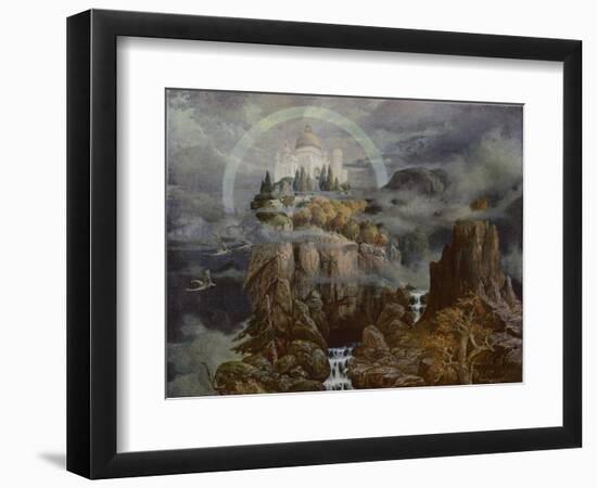 Die Gralsburg, The Castle of the Grail-Hans Rudolf-Framed Photographic Print