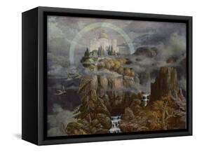 Die Gralsburg, The Castle of the Grail-Hans Rudolf-Framed Stretched Canvas
